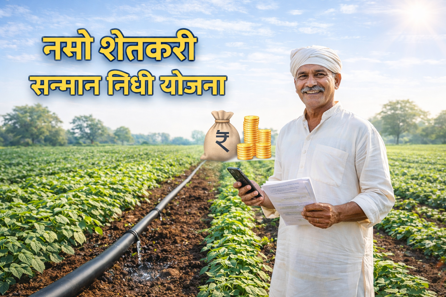 नमो शेतकरी महासन्मान निधी योजना असा करा ऑनलाईन अर्ज पहा संपूर्ण माहिती